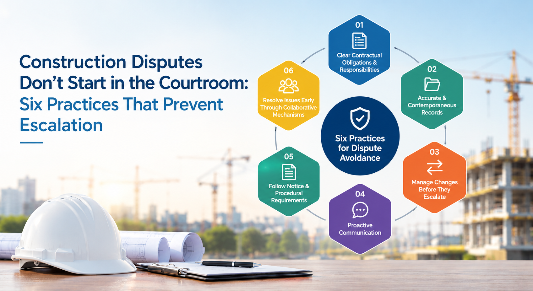 Construction Disputes Don't Start in the Courtroom: Six Practices That Prevent Escalation